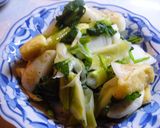 長芋＆長ネギのホットサラダ　(甘酢味噌)作り方5写真