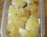 缶詰めパインとシロップとカブの甘酢漬け作り方4写真