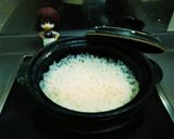 電子レンジと土鍋で炊飯（一合）作り方4写真