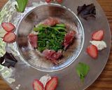 ヨウサマの減塩オヤジのイチゴの冷製パスタ作り方3写真
