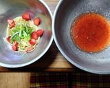 ヨウサマの減塩オヤジのイチゴの冷製パスタ作り方4写真