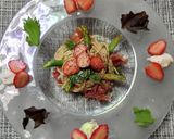 ヨウサマの減塩オヤジのイチゴの冷製パスタ作り方5写真