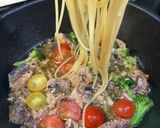 サバの和風オイルパスタ作り方6写真