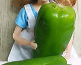 リカちゃん♡薄切り肉でピーマンの肉詰め作り方1写真