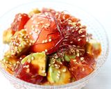 簡単な【マグロとアボカドのピリ辛和え】作り方6写真