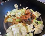 【筋肉飯】さばキャベツパスタ作り方4写真