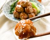 63℃ 中華風肉団子 こってり甘酢あん作り方32写真