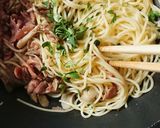 舞茸のサクサク☆オイル系パスタ作り方5写真