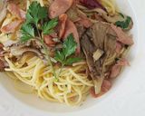 舞茸のサクサク☆オイル系パスタ作り方6写真