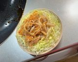 豚バラ肉のスタミナ焼き　キムチニンニク味作り方11写真
