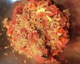 娘が作った★野菜ハンバーグ作り方3写真
