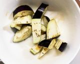 レンジ豆腐茄子椎茸生姜醤油炒め味八宝菜風作り方6写真