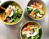 レンジ豆腐茄子椎茸生姜醤油炒め味八宝菜風作り方9写真