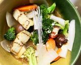 レンジ豆腐茄子椎茸生姜醤油炒め味八宝菜風作り方14写真