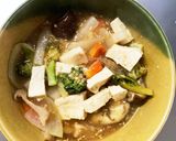 レンジ豆腐茄子椎茸生姜醤油炒め味八宝菜風作り方16写真