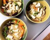 レンジ豆腐茄子椎茸生姜醤油炒め味八宝菜風作り方17写真