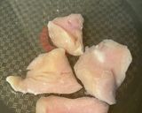 キムチと胸肉のピリ辛おつまみ作り方1写真