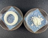 きのこフレーク入り新玉ねぎのステーキ作り方1写真