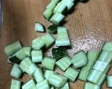 イカリ豆とプチトマトときゅうりのサラダ作り方3写真