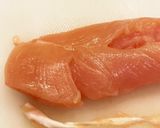離乳食 中期 鶏ササミ作り方2写真