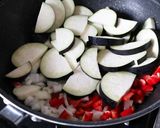 ワンポットパスタ！茄子のミートパスタ作り方2写真