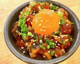 カツオたたきの月見ユッケ作り方3写真