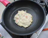 菊芋＆彩り野菜de米粉のおかずパンケーキ作り方6写真