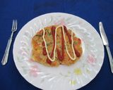 菊芋＆彩り野菜de米粉のおかずパンケーキ作り方8写真