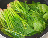 簡単美味しい♪ほうれん草の和風パスタ作り方1写真