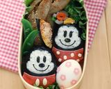 キャラ弁☆ミッキー＆ミニーエッグ作り方16写真