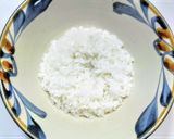 山芋とろろとキュウリでサラダチキン丼作り方3写真