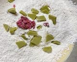♪桜＆ピスタチオチョコの焼きドーナツ♪作り方3写真
