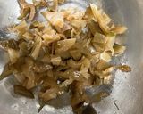 栃尾のあぶらげ搾菜チーズ納豆がらめ作り方3写真