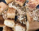 栃尾のあぶらげ搾菜チーズ納豆がらめ作り方8写真