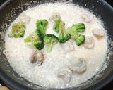 超簡単！ホタテとブロッコリーのクリーム煮作り方7写真