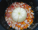 新玉ねぎの洋風炊き込みごはん作り方6写真