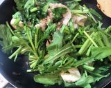春菊チャンプルー作り方7写真