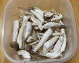 レンジで蒸しもやしめじ作り方1写真