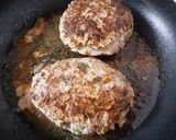 簡単♪セロリの葉と新玉ねぎのハンバーグ作り方8写真