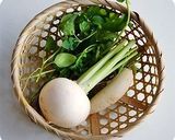 食べやすくアレンジ☆中華風七草粥作り方1写真