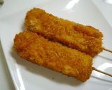 簡単！串カツ　黒酢餡かけ作り方1写真