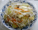 レンジで簡単！野菜炒め　和えるだけ作り方2写真