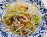 レンジで簡単！野菜炒め　和えるだけ作り方3写真