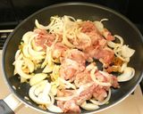 豚チリ丼作り方3写真