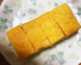 お弁当✿ふんわり甘めのネギ入り卵焼き作り方16写真