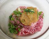 レンジ4分!用途いろいろ肉味噌作り方1写真