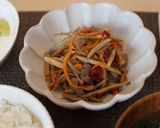 管理栄養士のきんぴらごぼう作り方5写真