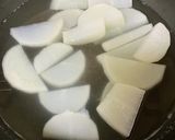 簡単。圧力鍋で鶏と大根煮作り方1写真