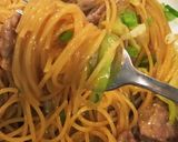 【すき焼きのタレで】豚とキャベツのパスタ作り方11写真