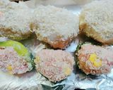 揚げずに！鮭のポテトコロッケ☆卵コロッケ作り方14写真